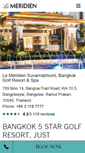 Mobile Screenshot of lemeridiensuvarnabhumi.com