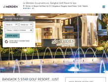 Tablet Screenshot of lemeridiensuvarnabhumi.com